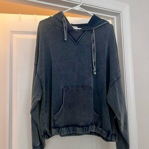 Casual Blue Jean Hoodie